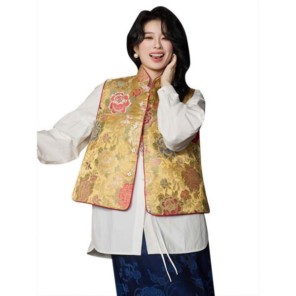 Suit Sleeveless Waistcoat Top For Women - Image 4