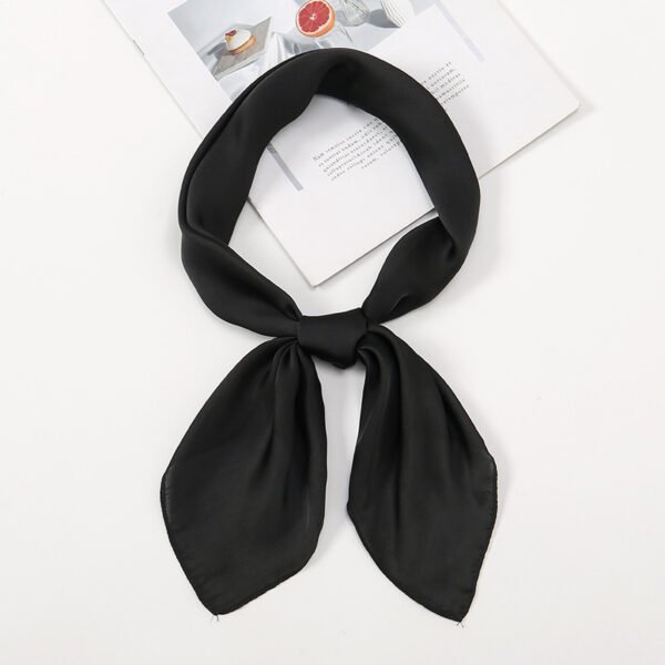 Simple And Versatile Satin Plain Handkerchief - Image 5