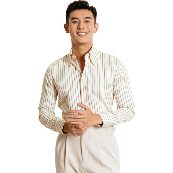 Autumn Pattern Shirt Men's Japanese-style Retro Long Sleeve - Image 5