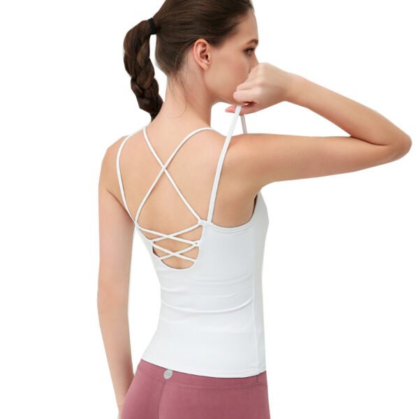 Yoga Straps Top For Women Beauty Back Cross High Elastic Quick-drying - Image 5