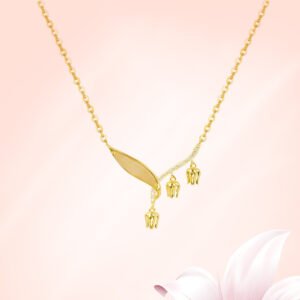 Original Design High-grade Fashion All-match 925 Necklace Lily Necklace