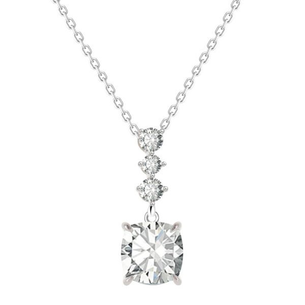 S925 Silver Zircon Necklace Female Affordable Luxury Fashion Design Sense - Image 6