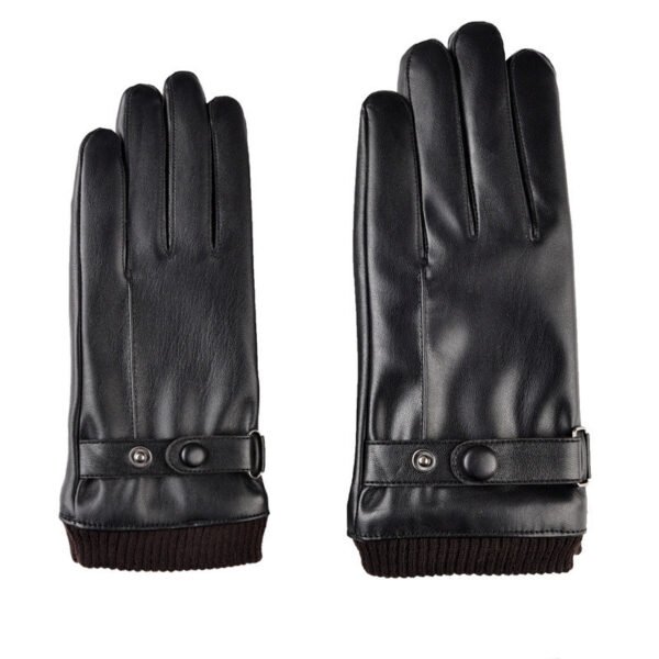 Autumn And Winter Warm Touch Screen Fleece-lined Thick Waterproof Gloves - Image 5