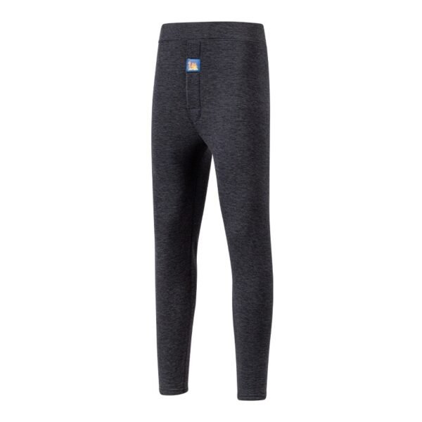 Men's Plus-sized Fleece-lined Camel Velvet Keep Warm High Waist Winter Stretch Thick Leggings - Image 4