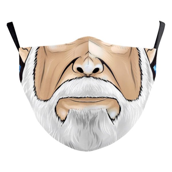 Halloween Digital Printing Funny Horror Face Double Layer Dust Mask - Image 8