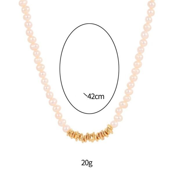 Natural Freshwater Pearl Necklace Ins Style - Image 3