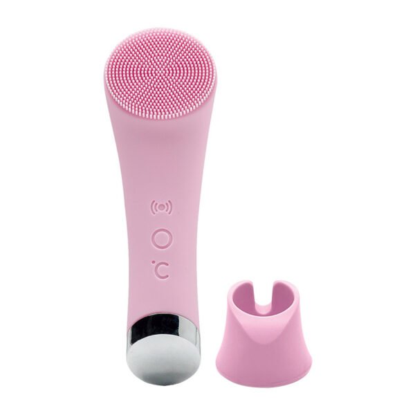 Silicone Face Cleansing Brush Facial Cleansing Brush Electric Facial Brush Vibration Heating - Image 4