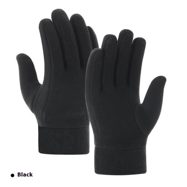 Autumn And Winter Warm Polar Fleece Gloves Riding Thick Fashion - Image 4
