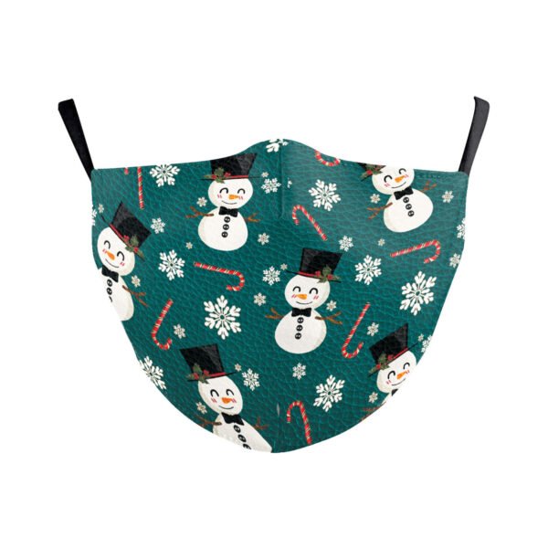 Christmas Single Corner Print Double Layer Dust Mask - Image 8