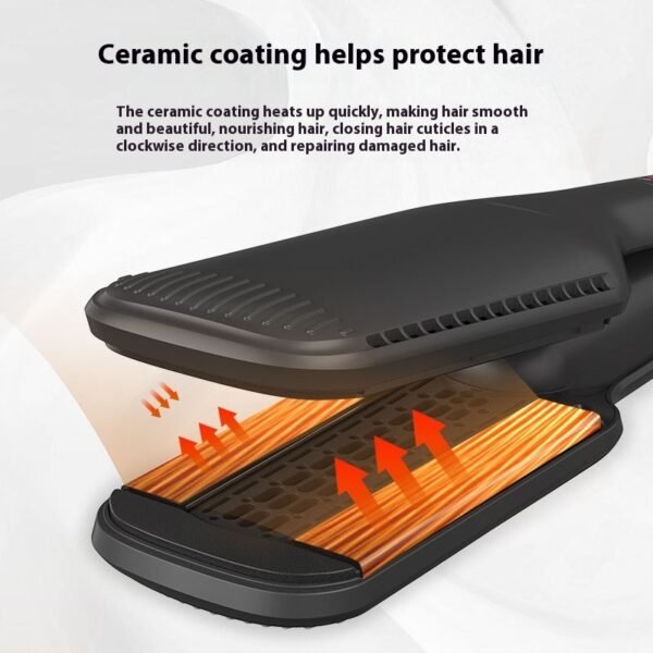 Two-in-one Hot Air Straightener Wet And Dry Widened Panel Hair Straighter - Image 3