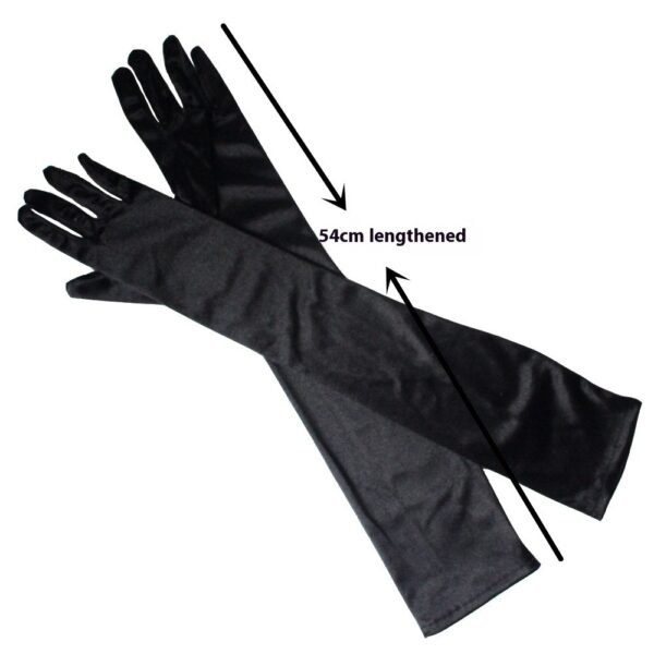 Women's Long Dress Satin Gloves - Image 5