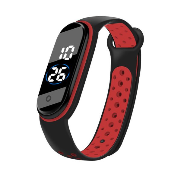 Two-color Band Electronic Watch Youth Sports Watch Boy Swimming Waterproof Led Student Watch - Image 10