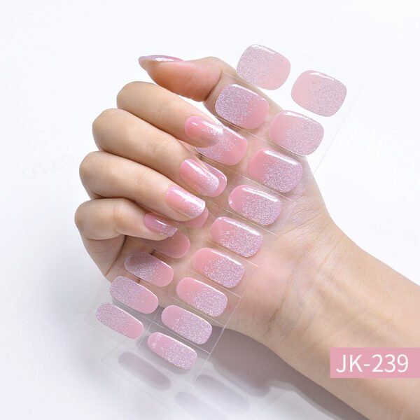 Ice Transparent Cat Eye Aurora Wear Nail Tip Nail Stickers - Image 7