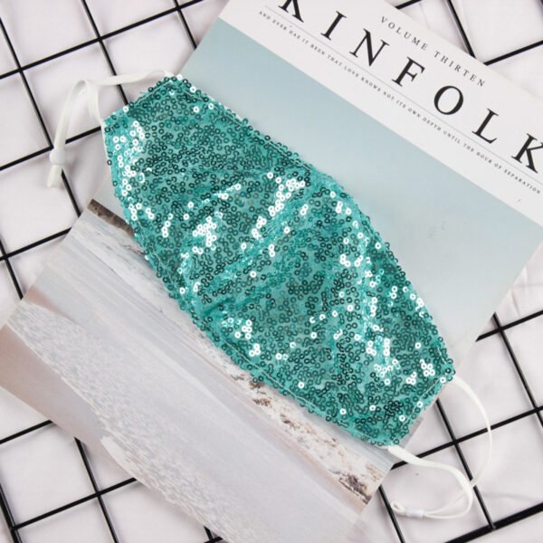 Sequin Fashion Dustproof Personalized Decorative Mask - Image 6