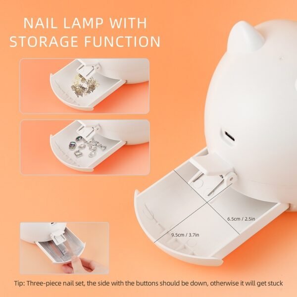 LED Nail Machine Does Not Leak Light And Quick-drying Phototherapy Lamp - Image 3