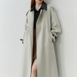 Luxurious Windbreaker coat