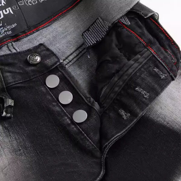 Men's Slim-fit Stretch Skinny Jeans - Image 4