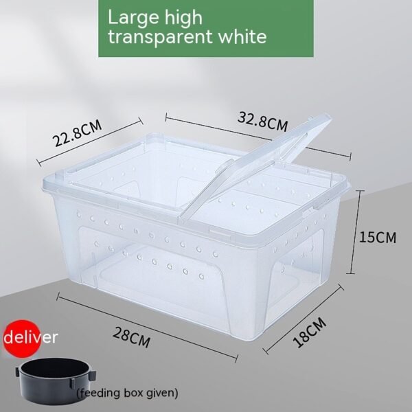 Silkworm Feeding Pet Box Turtle Jar - Image 5