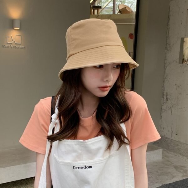 Spring And Summer New Style Fisherman Hat Women's Solid Color Light Board Leisure - Image 7