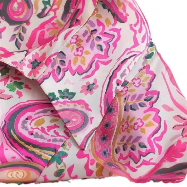 Spring New Women's Retro Casual Printed Shirt Top - Image 5