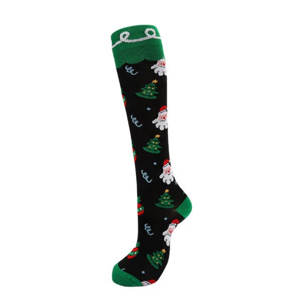 Compression Stockings Christmas Sports High Elastic Breathability - Image 6