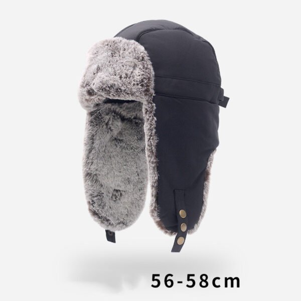 Winter Cold And Warm Plus Velvet Mask Face Protection Hat - Image 4