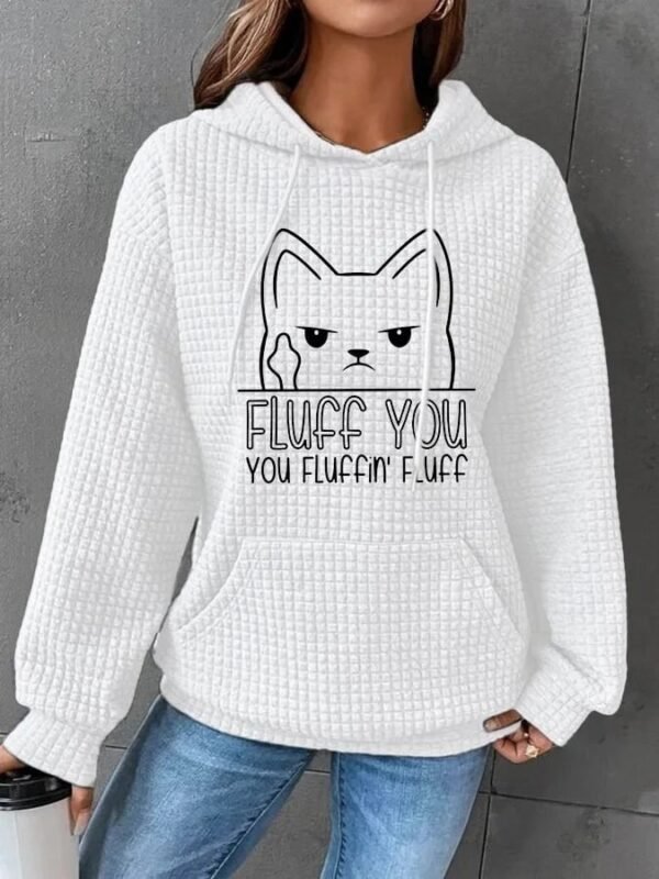 Comfort Loose Casual Drawstring Hoodie - Image 8