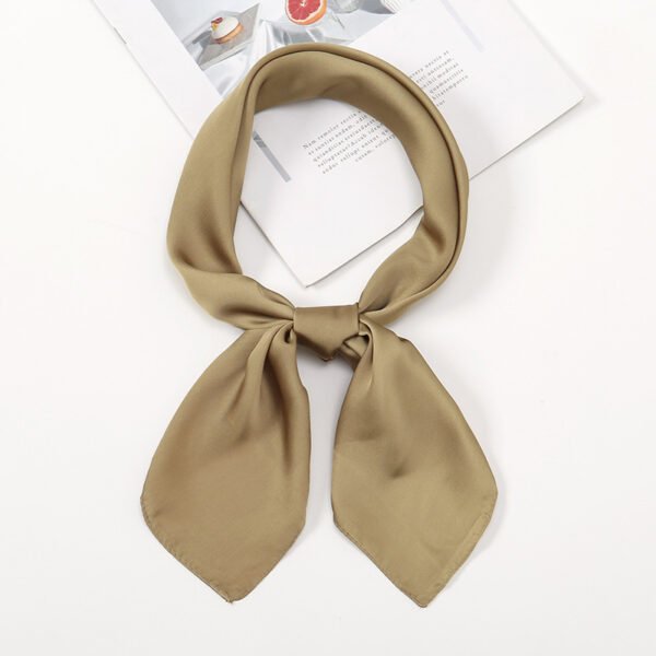 Simple And Versatile Satin Plain Handkerchief - Image 3