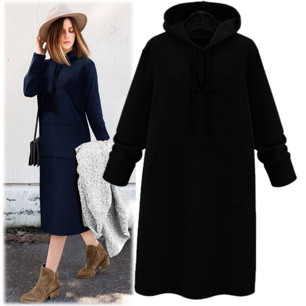 Mid-length Sweater Coat Skirt Blank Sparkling Style - Image 3