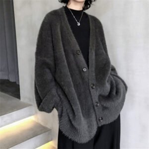 Artificial Mink Fur Sweater