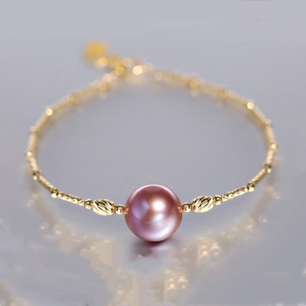 Purple Freshwater Symphony Pearl Bracelet - Image 2