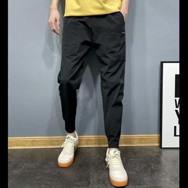 Casual Slim-fitting Fashion Brand Drawstring Jogger Pants - Image 3