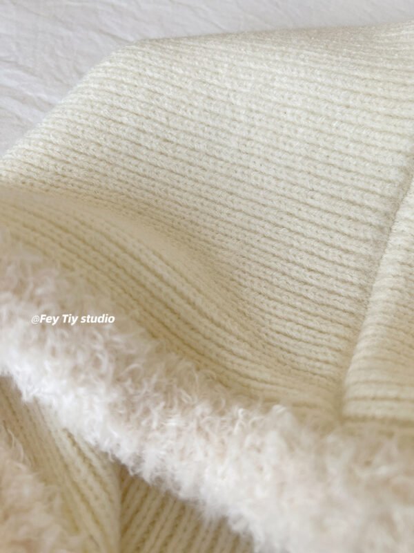 Ice Man Design Fashionable Knitted Drawstring Autumn And Winter Warm Ear Protection Hat - Image 3