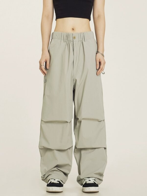 Vintage Pleated Parachute Pants Cargo Pants - Image 3