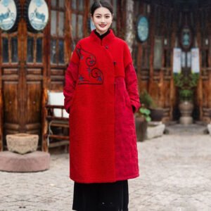 Embroidered Cotton Coat