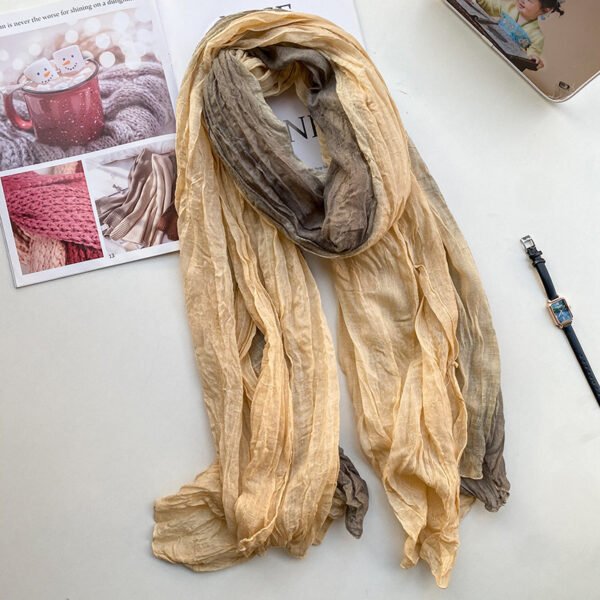 Retro Fashion Cotton And Linen Scarf For Women - Image 3