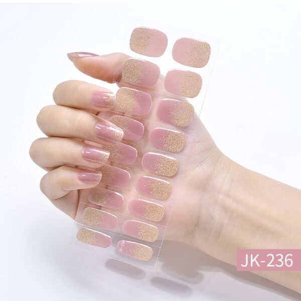 Ice Transparent Cat Eye Aurora Wear Nail Tip Nail Stickers - Image 5