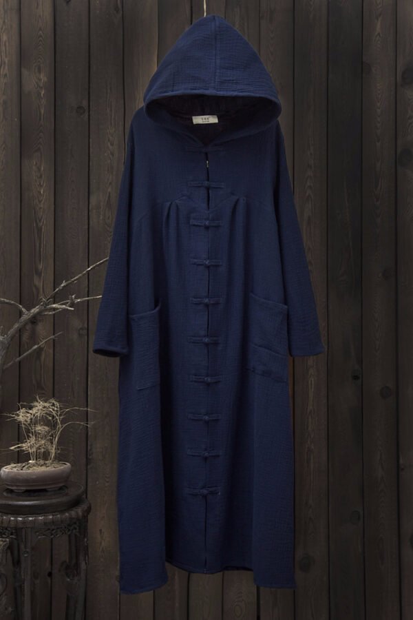 Retro Hooded National Style Cloak Robe Overcoat Coat - Image 4