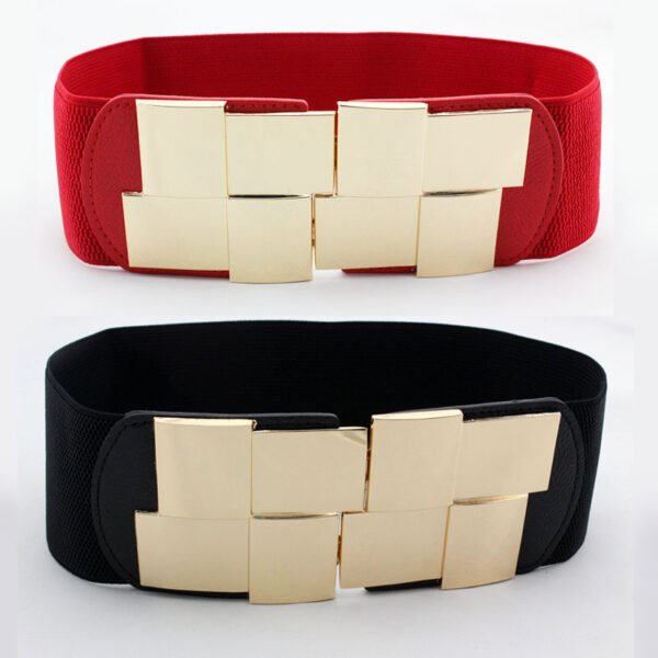 Metal Buckle Accessories Waist Seal Female Elastic Waistband - Image 2