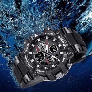 Brand Men's Sports Fashion Fitness Watch Dual
