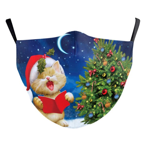 Santa Elk Digital Printing Double-layer Dust Mask - Image 8