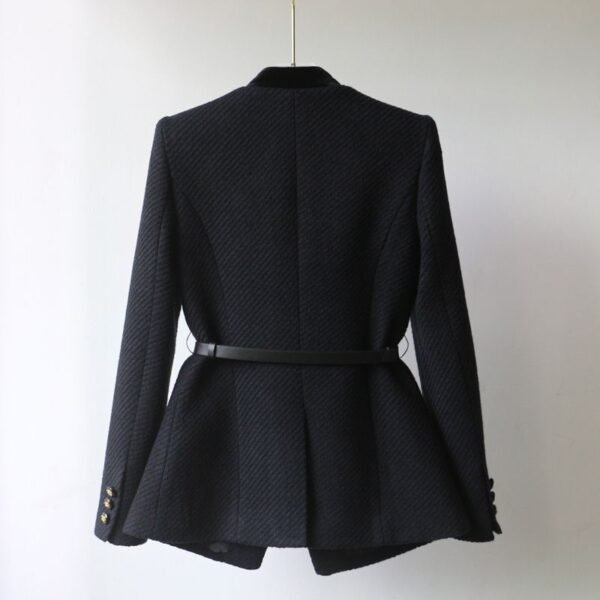 Mid-length Waist Slimming Overcoat Shoulder Women's Clothing - Image 3