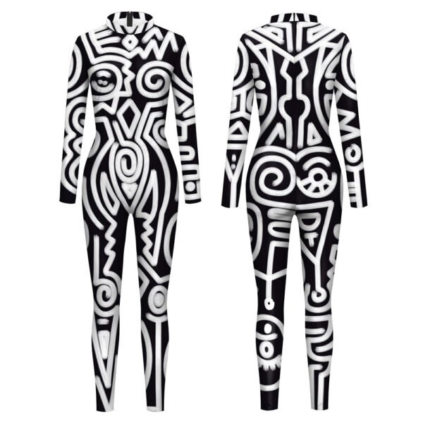 Women's Stretch One-piece Bodysuit Stage Costume - Image 5