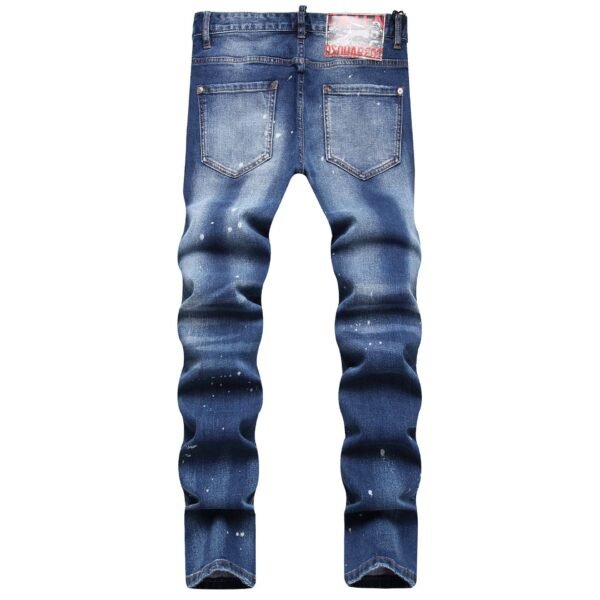 Men's Jeans Ripped Fashion Ornaments Trend - Image 3