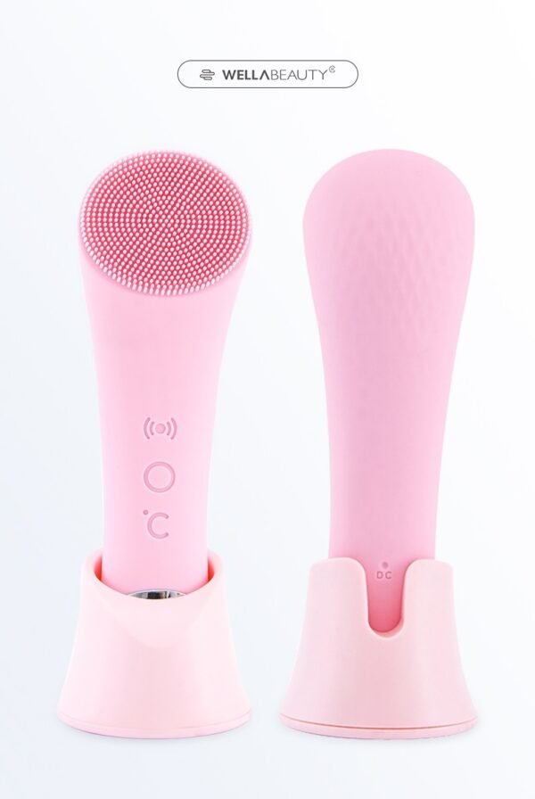 Silicone Face Cleansing Brush Facial Cleansing Brush Electric Facial Brush Vibration Heating - Image 9