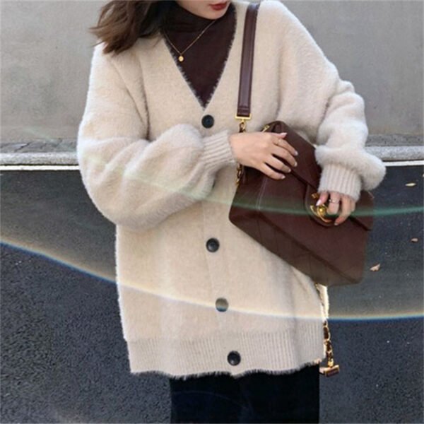 Artificial Mink Fur Sweater - Image 2