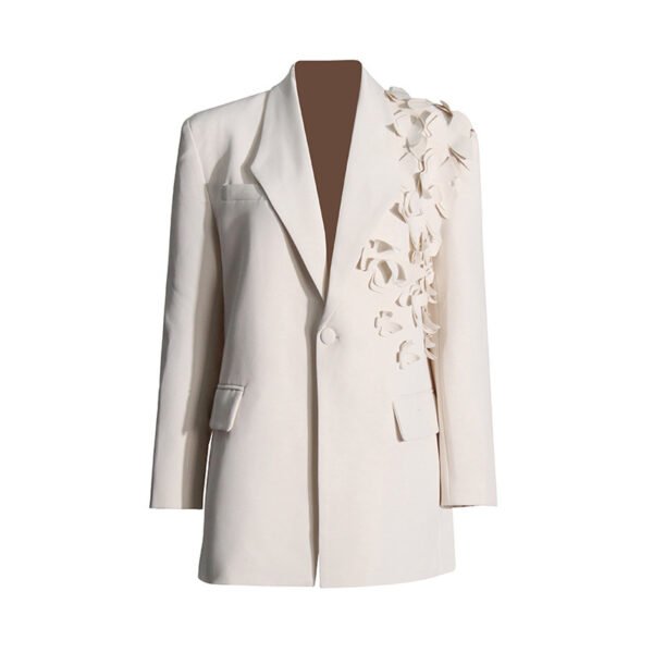 Stitching Three-dimensional Butterfly Decorative Suit Jacket - Image 5