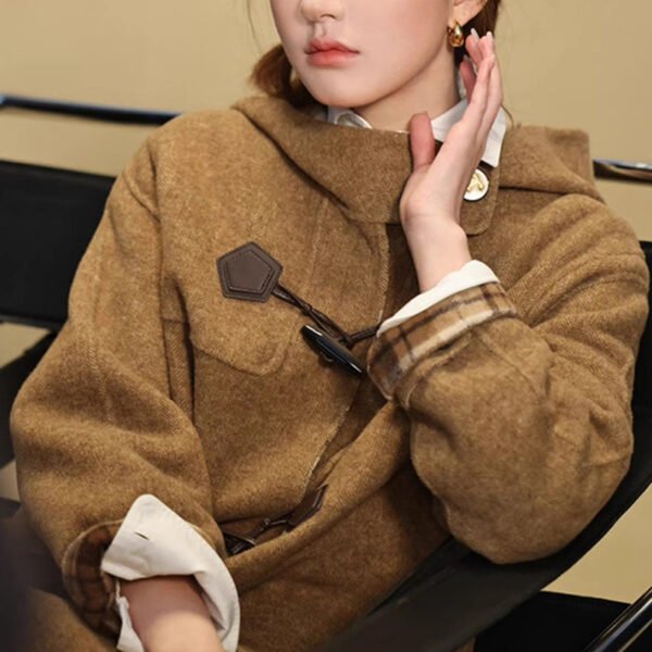 Mid-length Small Wool Coat Winter - Image 3