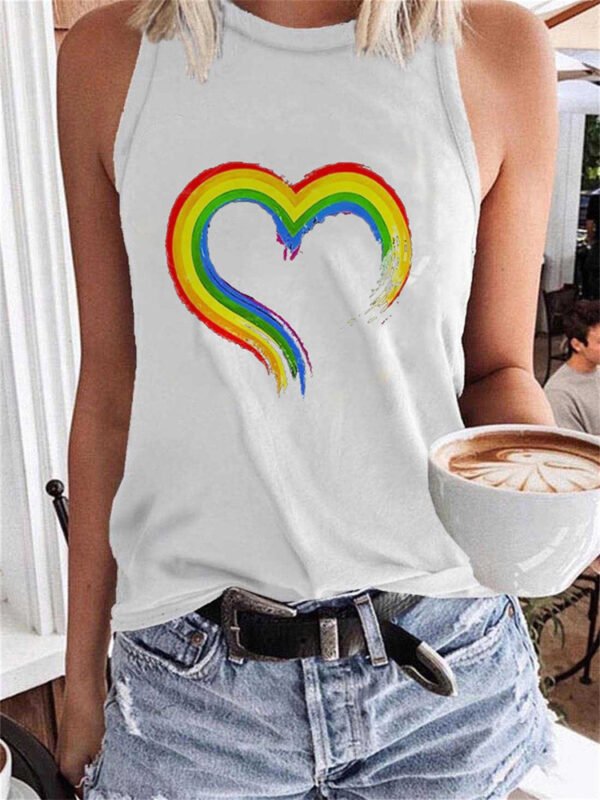 Summer Women's Fruit 3D Printed Casual Sleeveless Vest - Image 3