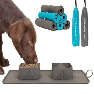 Dogs Puppy Bowls  Silicone Bowls